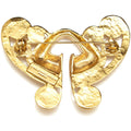 ARCHIVE - 1980s Balenciaga Gold Vintage Aztec Design Brooch