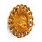 ARCHIVE - 1980s Chanel Quilted Gold Tone Earrings With CC Signature