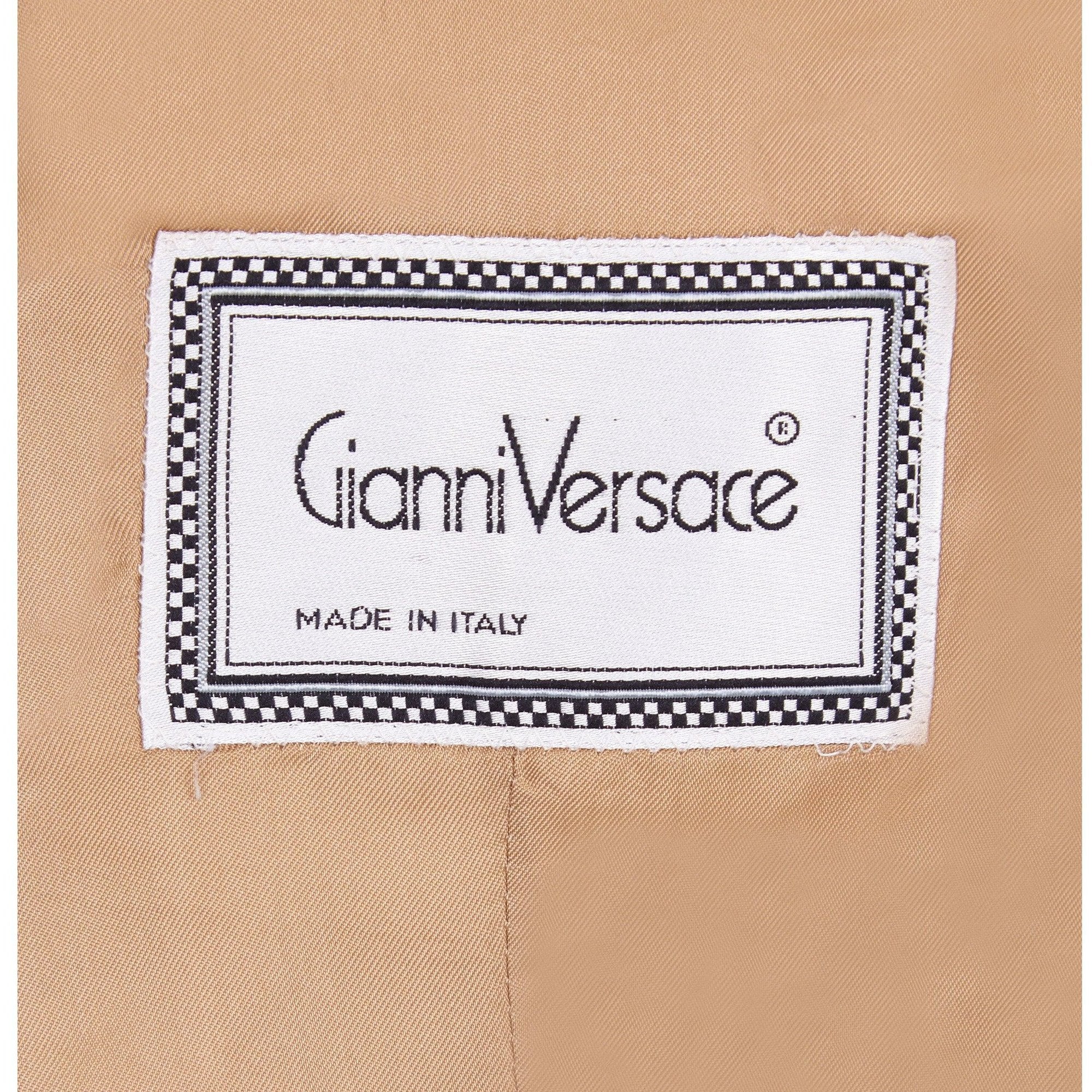 ARCHIVE - 1980s Gianni Versace Camel Wool Boyfriend Jacket