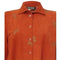ARCHIVE - 1980s Jean Muir Orange Suede Coat