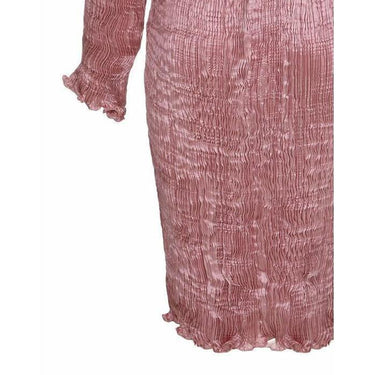 ARCHIVE - 1980s Patricia Lester Couture Silk Fortuny Dress