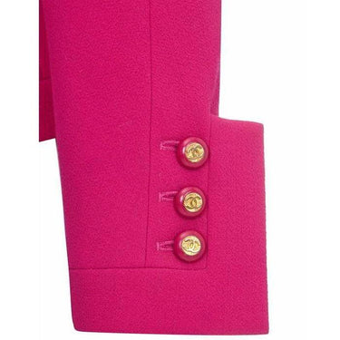 ARCHIVE - 1980s Shocking Pink Wool Chanel Jacket