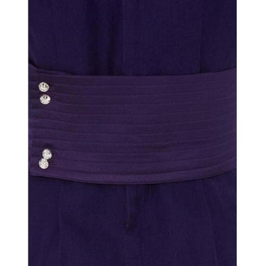 ARCHIVE - 1980s Versace Purple Linen Dress