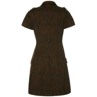 ARCHIVE - 1980s Versace Zebra Print Dress