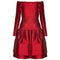 ARCHIVE - 1980s Victor Edelstein Crimson Couture Dress