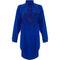 ARCHIVE - 1980’s Zandra Rhodes Oversized Blue Silk Print & Embellished Shirt
