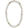 ARCHIVE - 1981 Chanel Long Sautoir Vintage Crystal and Faux Baroque Pearl Necklace