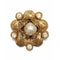 ARCHIVE - 1984 Chanel Renaissance Pearl and Rhinestone Earrings
