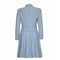 ARCHIVE - 1990s Chanel Blue Tweed Dress Coat