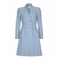 ARCHIVE - 1990s Chanel Blue Tweed Dress Coat