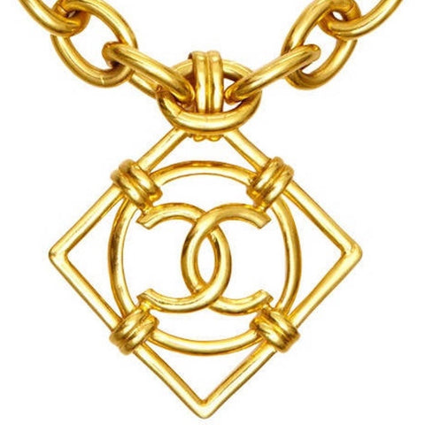 ARCHIVE - 1990s Chanel Double C Pendant Necklace By Victoire De Castellane