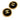 ARCHIVE - 1990s Chanel Gold and Black Clip On Earrings