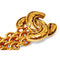 ARCHIVE - 1990s Chanel Gold Chain Double CC Logo Belt