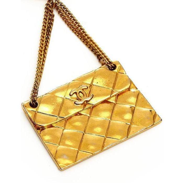 ARCHIVE - 1990s Chanel Handbag Brooch