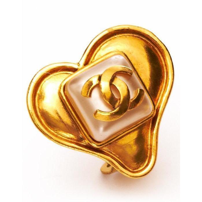 ARCHIVE - 1990s Chanel Heart Earrings