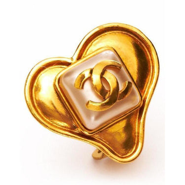 ARCHIVE - 1990s Chanel Heart Earrings