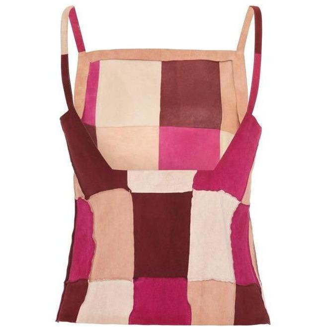 ARCHIVE - 1990s Chanel Leather Patchwork Tunic