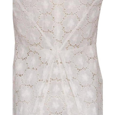 ARCHIVE - 1990s Chanel White Lace Dress With Zip Fastening