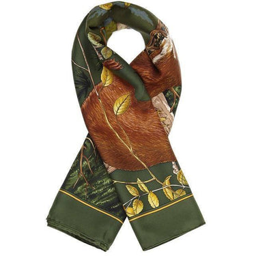 ARCHIVE - 1990s 'Chasse au Bois' Hermes Silk Scarf
