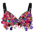 ARCHIVE - 1990s Dolce and Gabbana Beaded Bra and Shirt Set