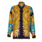ARCHIVE - 1990s Gianni Versace Couture Silk Baroque Shirt With Flag Print