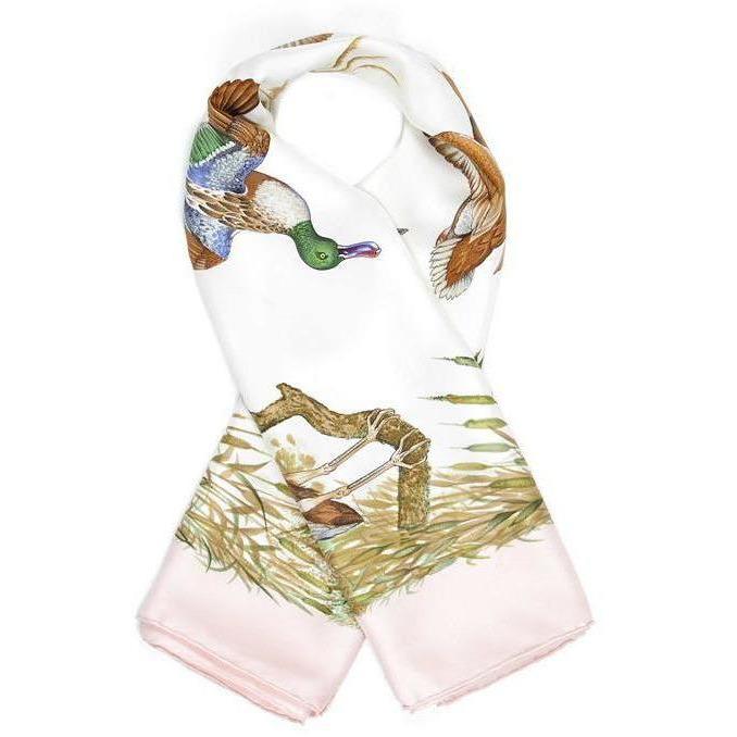 ARCHIVE - 1990s 'Halte en Camargue' Hermes Silk Scarf