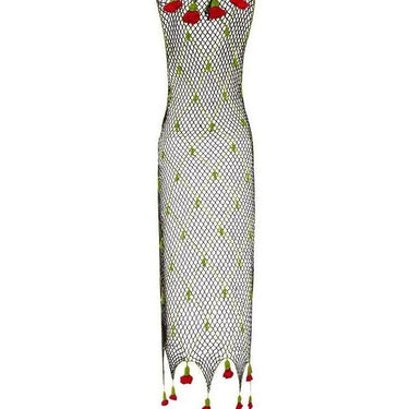 ARCHIVE - 1990s Moschino Cheap and Chic Black Net Dress