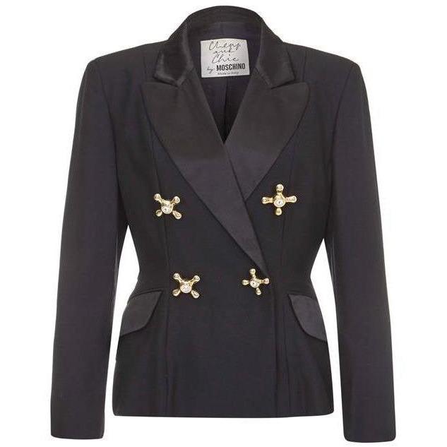 ARCHIVE - 1990s Moschino Cheap & Chic Black Jacket