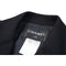 ARCHIVE - 2001 Chanel Black Blazer With CC Button Detail