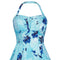 ARCHIVE - Alfred Shaheen 1950s Aquamarine Hawaiian Cotton Sundress With Novelty Fish Print