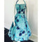 ARCHIVE - Alfred Shaheen 1950s Aquamarine Hawaiian Cotton Sundress With Novelty Fish Print