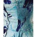 ARCHIVE - Alfred Shaheen 1950s Aquamarine Hawaiian Cotton Sundress With Novelty Fish Print