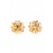 ARCHIVE - Chanel 1980s Flower Design Earrings with Pearl Detail