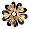 ARCHIVE - Chanel 1980s Flower Design Earrings with Pearl Detail
