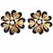 ARCHIVE - Chanel 1980s Flower Design Earrings with Pearl Detail