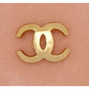 ARCHIVE - Chanel 1990s Gold Plated Gripoix Glass and Rose Enamel CC Brooch