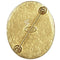 ARCHIVE - Chanel Gold Pearl Oval Cameo Double CC Brooch, 1990s