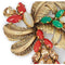 ARCHIVE - Christian Dior 1960s Feather Spray Brooch With Gemstone Detail