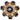 ARCHIVE - Christian Dior 1960s Large Flower Drop Brooch With Garnet Prong Set Rhinestones