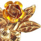 ARCHIVE - Christian Lacroix 1990s Gold Tone Crystal Drop Earrings