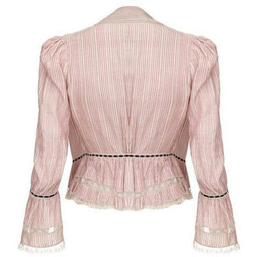 ARCHIVE - Civil War Era Circa 1860 Ladies Silk & Lace Visiting Bodice