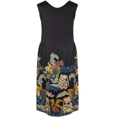 ARCHIVE - Documented Haute Couture Doeuillet Lesage Beaded 1920s Flapper Dress