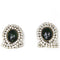 ARCHIVE - Early and Impressive 1980s Chanel Green Gripoix and Rhinestone Earrings