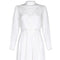 ARCHIVE - Edwardian/Victorian Style 1970s White Lace Lawn Dress With Pin-Tuck Detail
