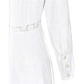 ARCHIVE - Edwardian/Victorian Style 1970s White Lace Lawn Dress With Pin-Tuck Detail