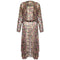 ARCHIVE - Floral Georgette Beaded Flapper Dress and Jacket