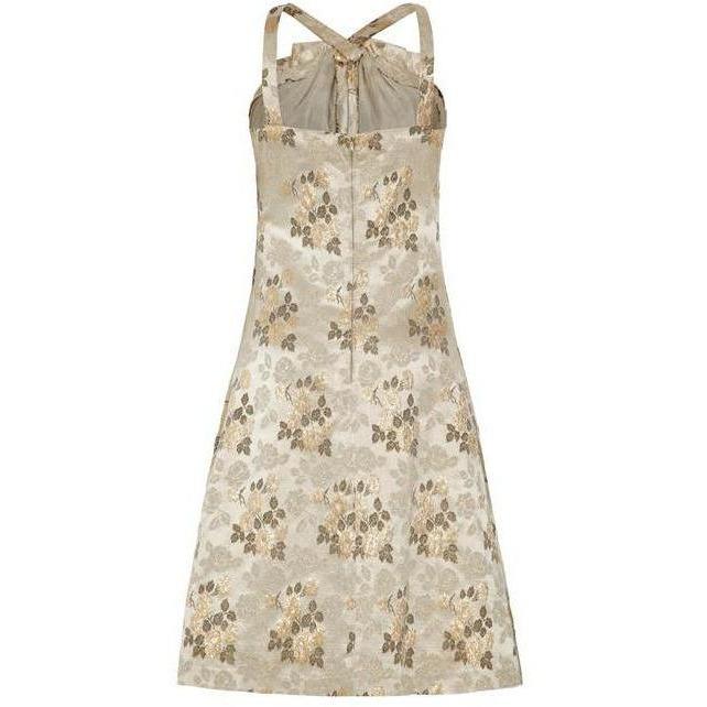 ARCHIVE - French Couture Floral Brocade Dress Suit