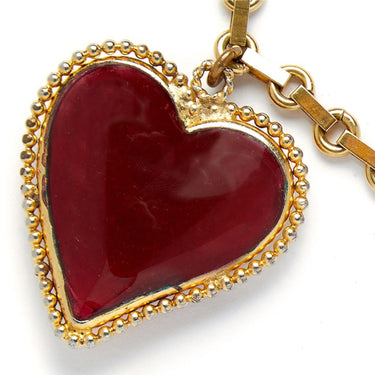 ARCHIVE - Gripoix for Louis Feraud Haute Couture 1960s Charm Pendant Necklace / Belt