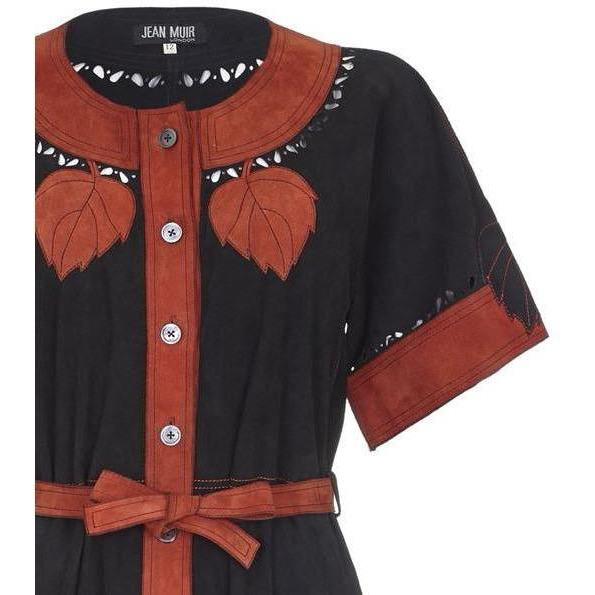 ARCHIVE - Jean Muir Suede 1970s Dress