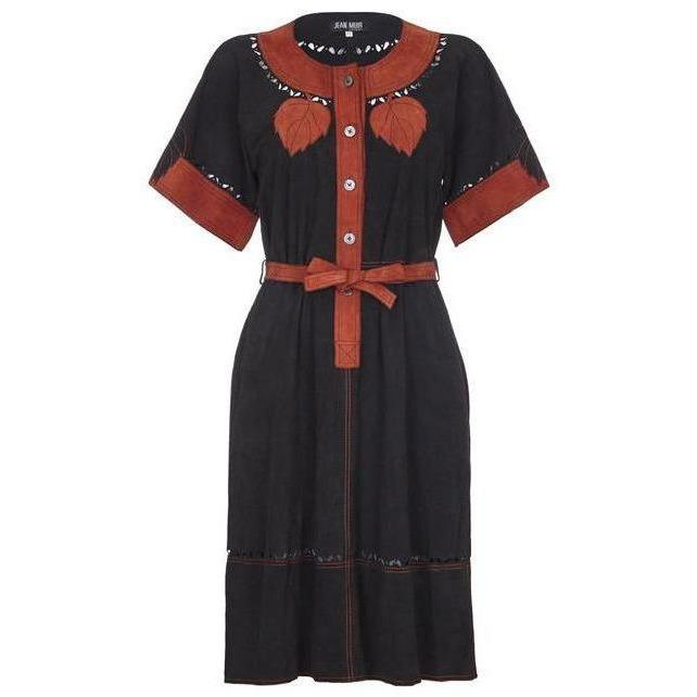 ARCHIVE - Jean Muir Suede 1970s Dress